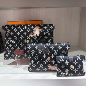 Grace Coddington x Louis Vuitton Limited Edition clutch Pouch Set of 3 RARE
